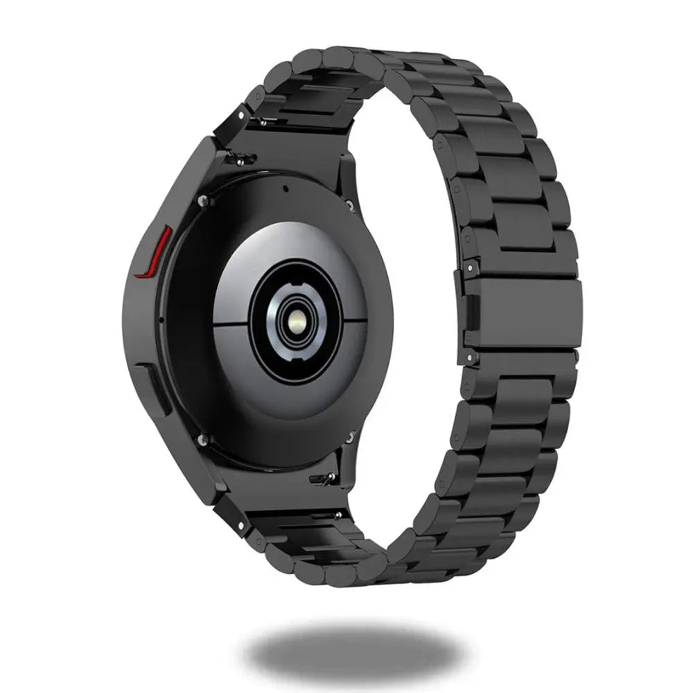 No Gaps Stainless Steel Bracelets for Samsung Galaxy Watch custom-designed band with double-button clasp.