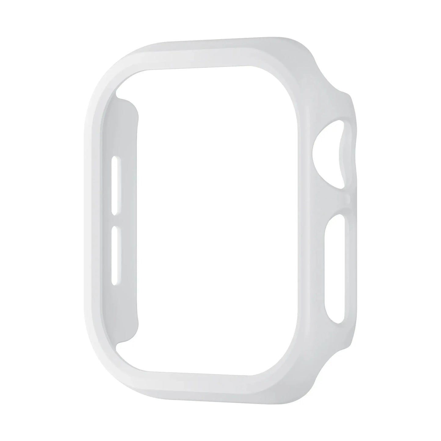 Durable white protective case for Apple Watch Series 10, designed for shielding against drops and scratches.