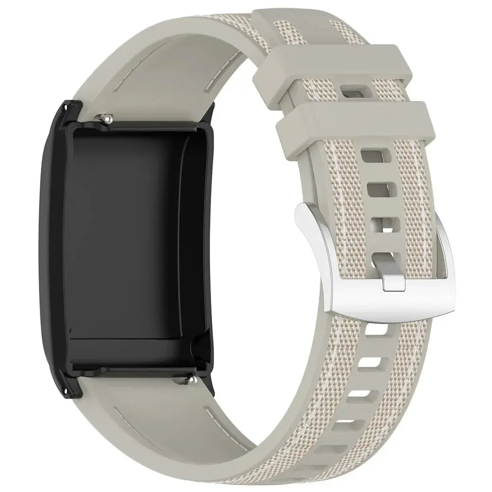 Nylon silicone strap for WHOOP 4.0 and 3.0, durable and adjustable for comfortable all-day wear.
