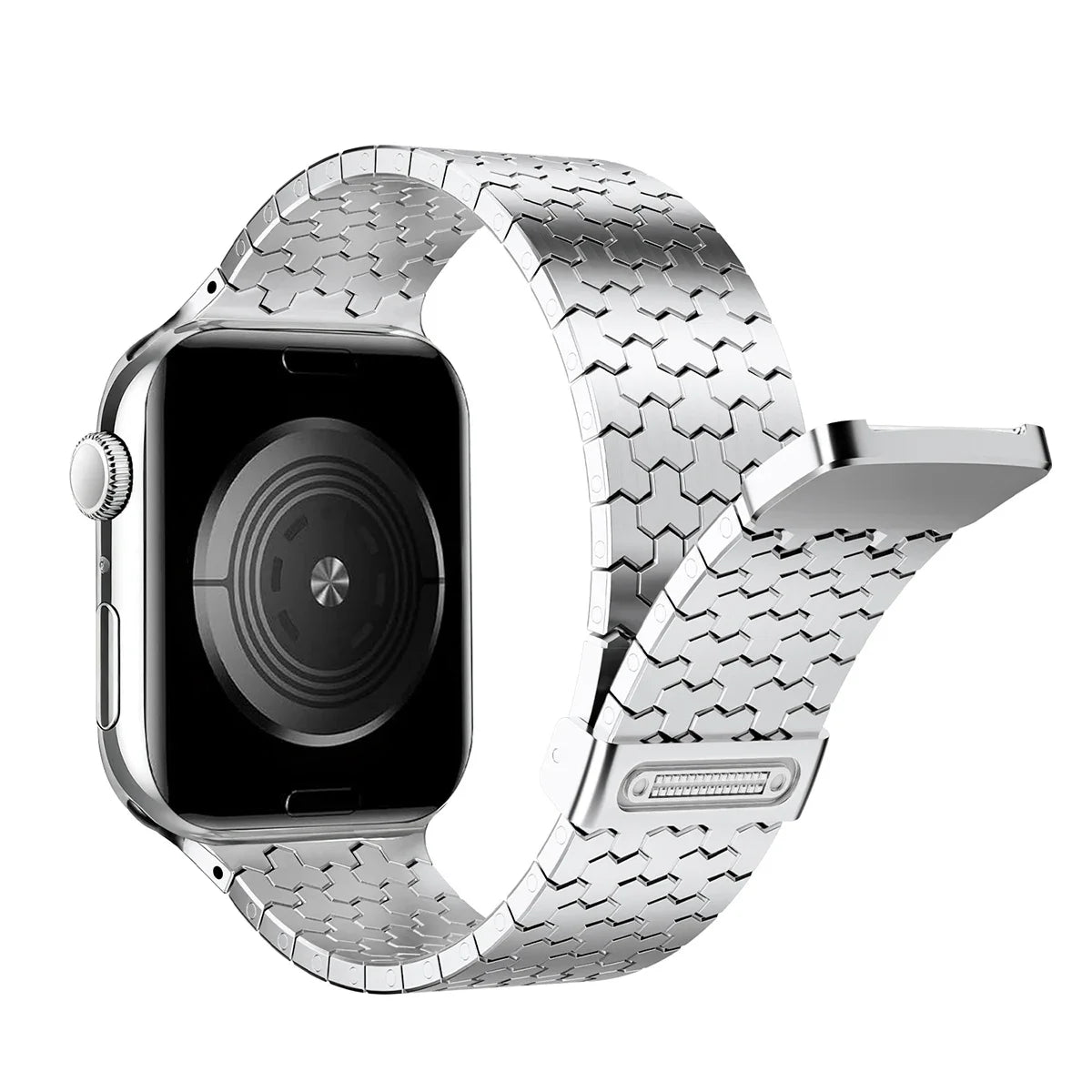 Magnetic Stainless Steel Apple Watch Band Bracelet