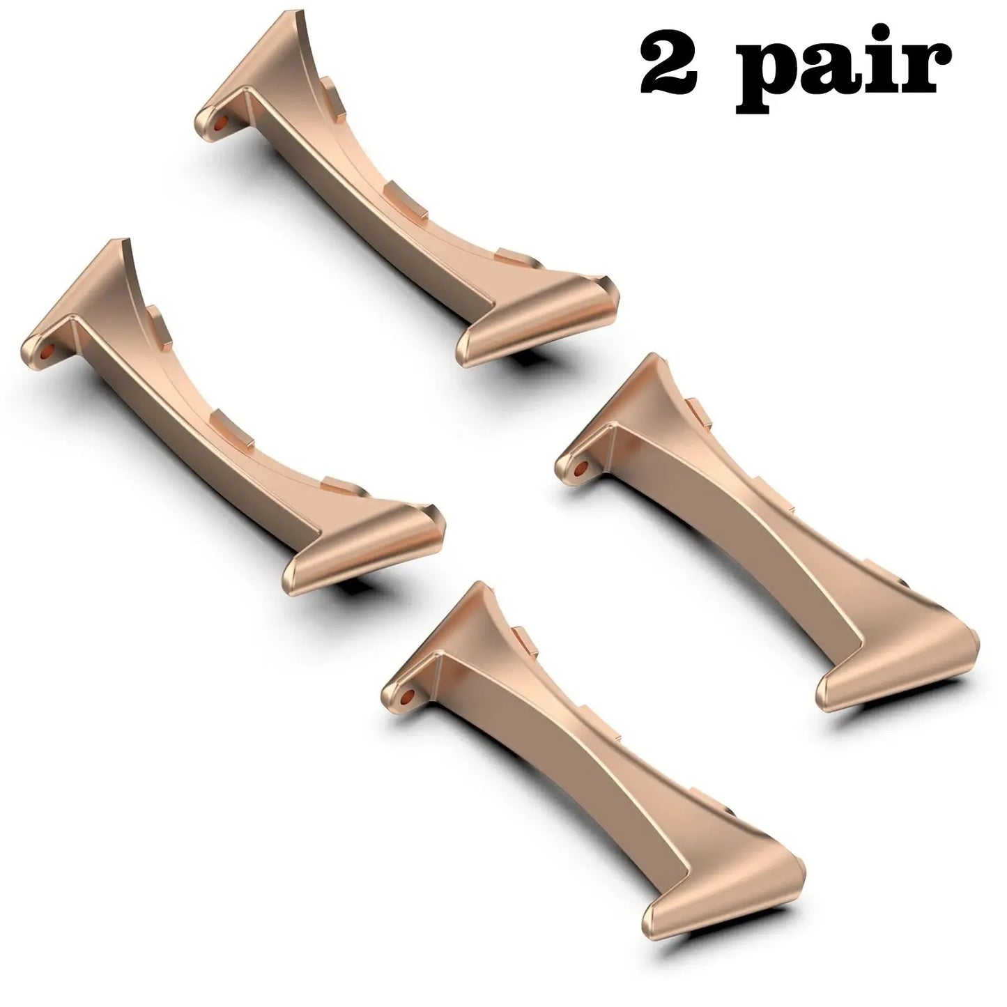 20mm metal connectors for Google Pixel Watch band, durable and stylish, available in two pairs, anti-corrosion design.