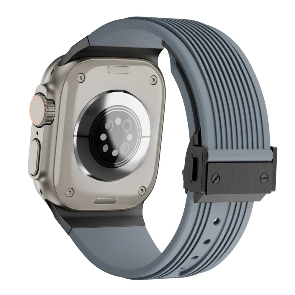 Men’s Silicone Apple Watch Band for Ultra 3 & Series 11–3