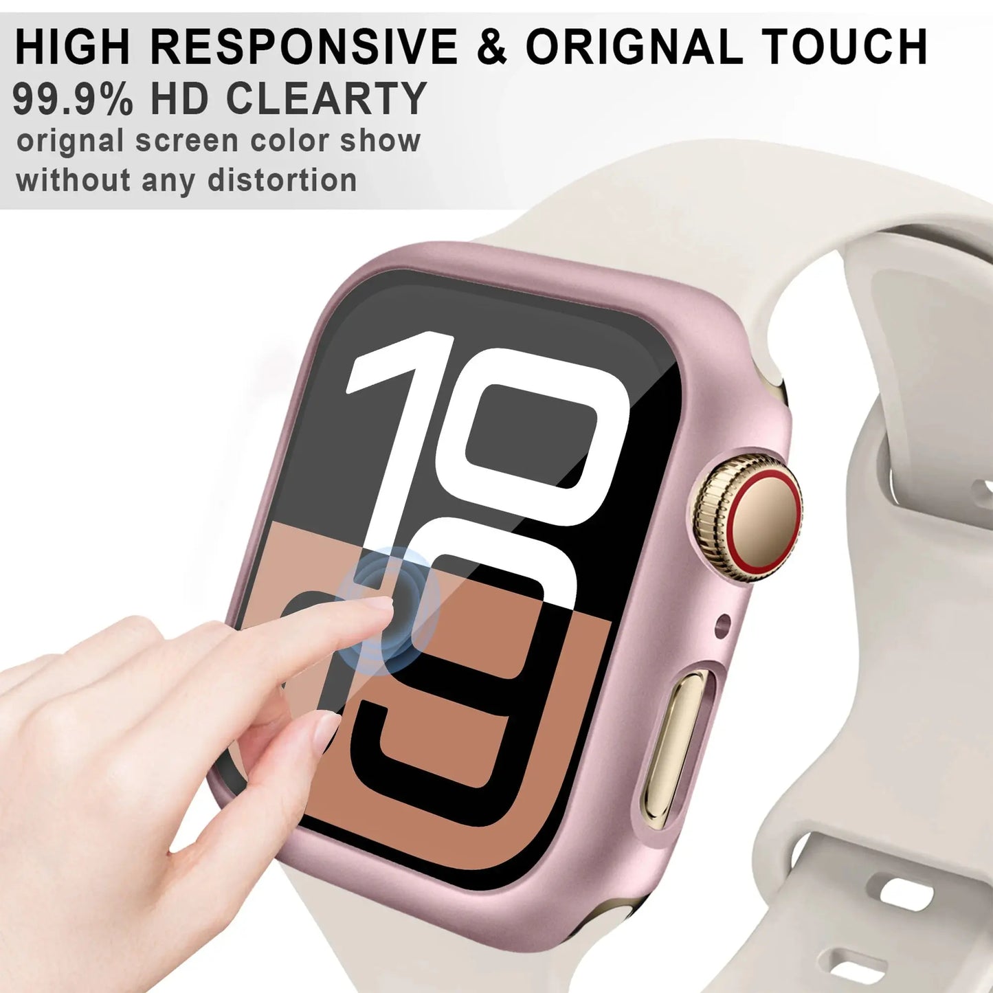 High-performance protective case for Series 10, showcasing HD clarity, touch sensitivity, and stylish design.
