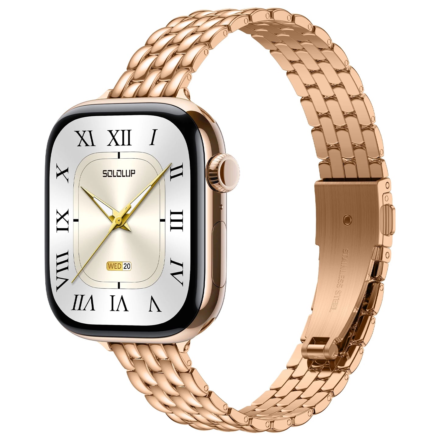 Cera Slim Stainless Steel Apple Watch Band for Women