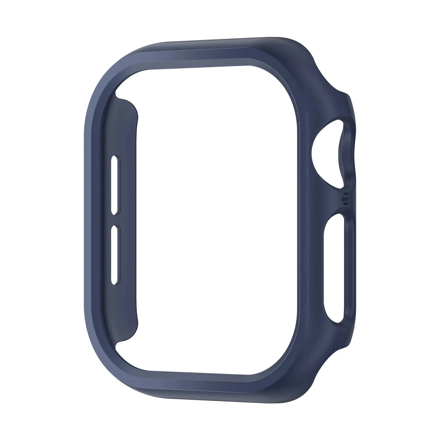 Durable navy PC protective case for Apple Watch Series 10, offering drop and scratch protection with easy access to buttons.