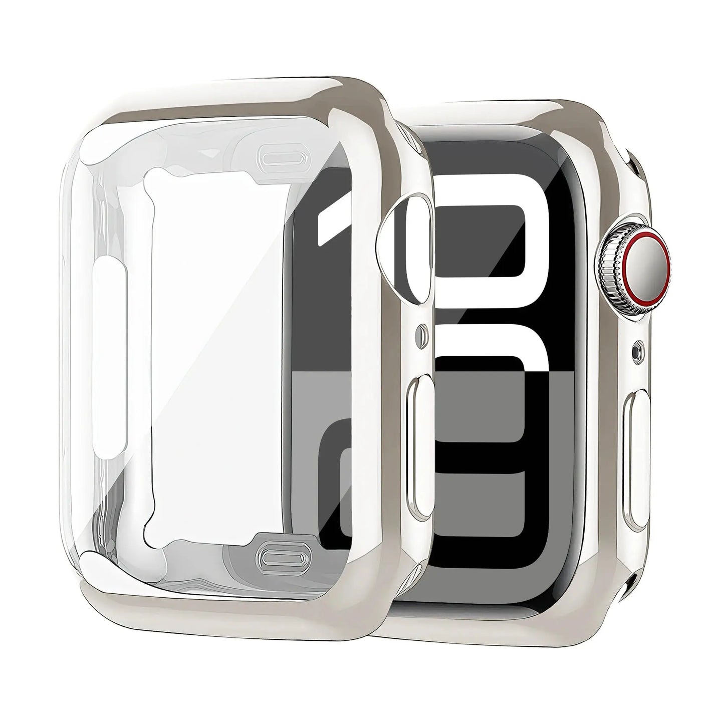 TPU 360 degree protection case for Apple Watch Series 10, showcasing durability and sleek design.
