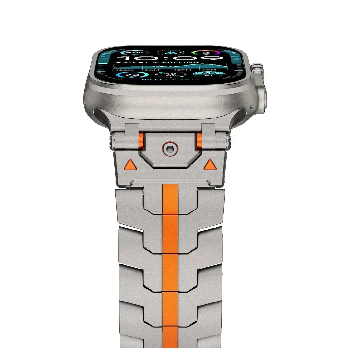 Premium metal band for Apple Watch Ultra 49mm, featuring a sleek design and adjustable fit.