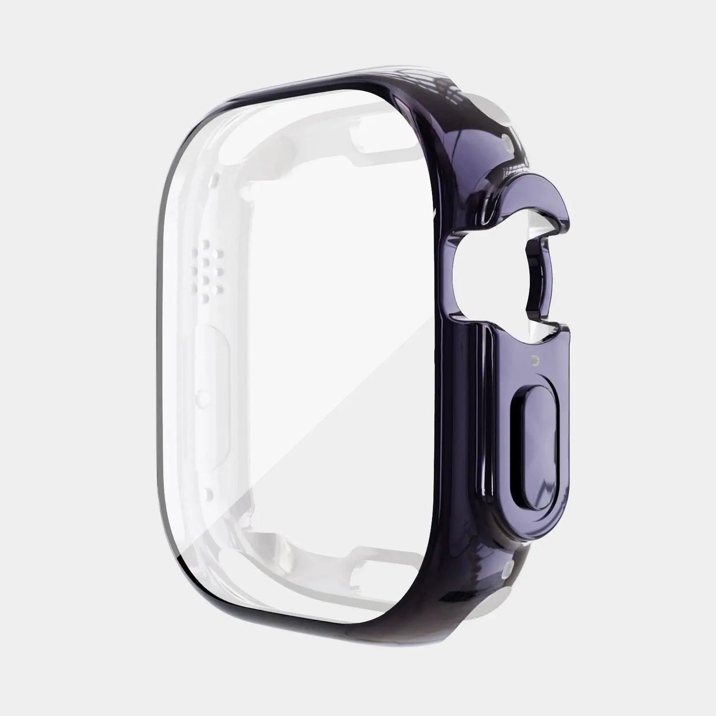 Soft TPU case with screen protector for Apple Watch Ultra 49mm, offers stylish protection against scratches and bumps.