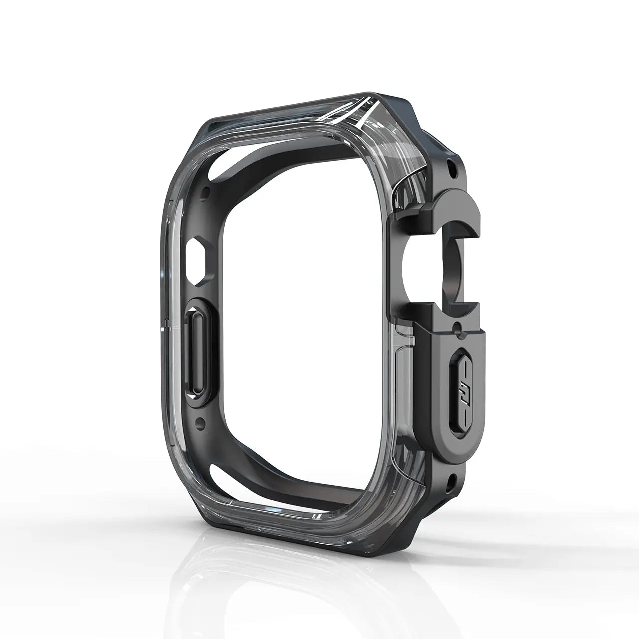 TPU+PC bumper case for Apple Watch, designed for style and protection with a dual color injection molding process.