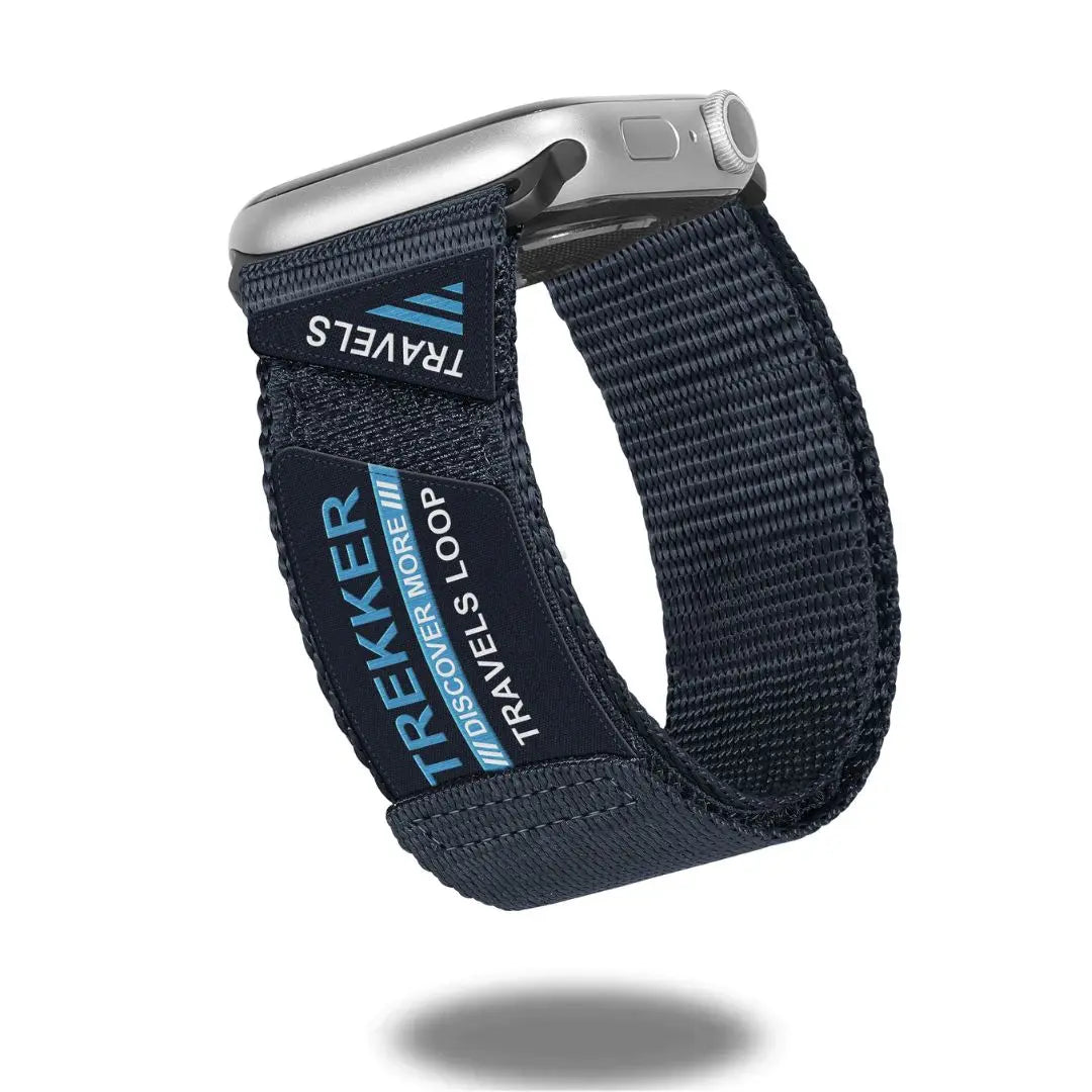 Trekker Travel Loop band for Apple Watch Ultra 3, durable nylon, breathable design for adventure lovers.