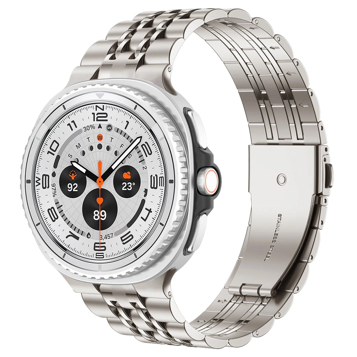 Denis, The Stainless Steel Metal Band for Galaxy Watch 8 & 8 Classic 46mm