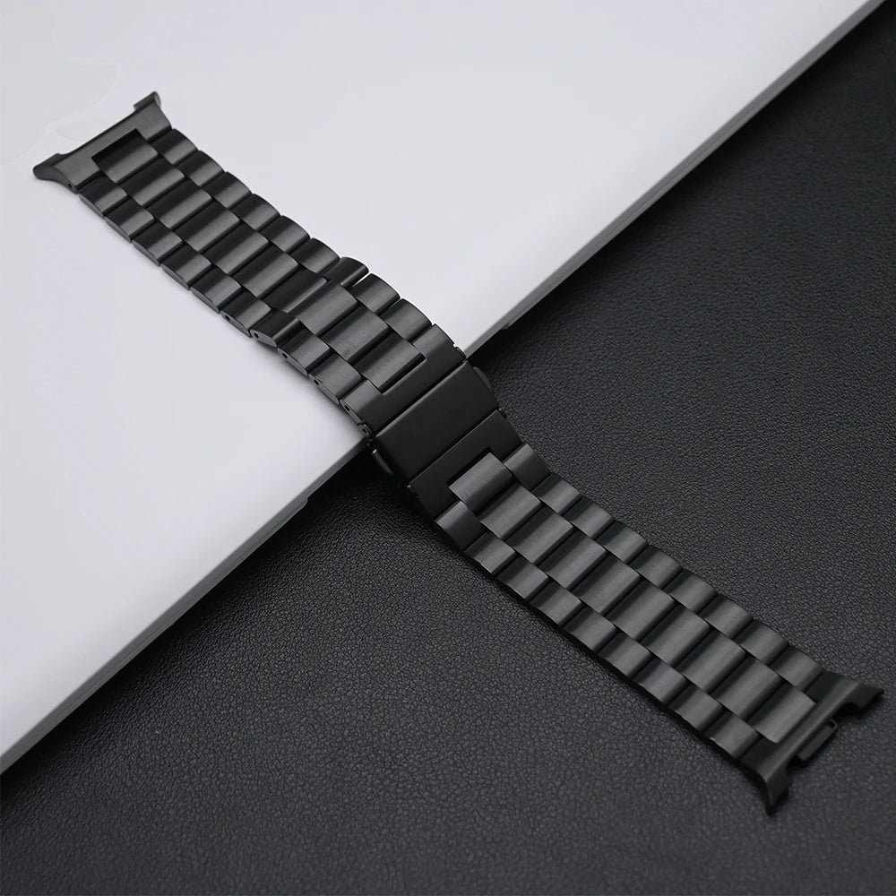 Luxury Stainless Steel Link Band for Galaxy Watch 8 & 8 Classic