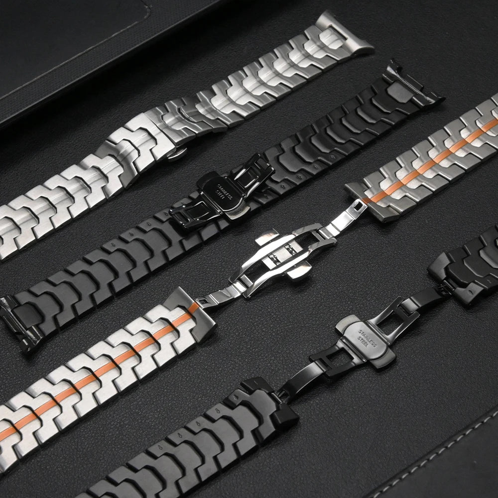 Luxury Stainless Steel No Gaps Band for Samsung Galaxy Watch 8