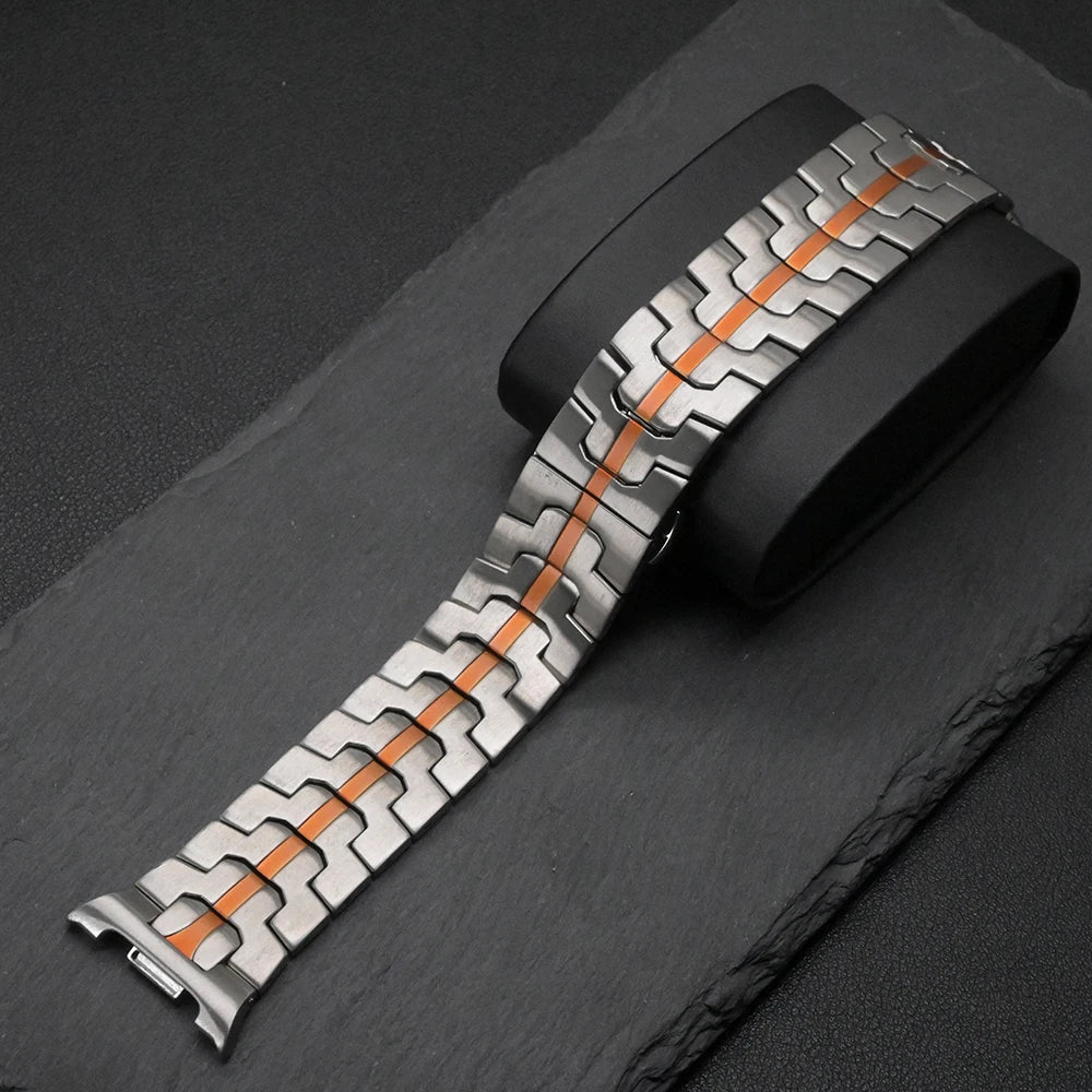 Luxury Stainless Steel No Gaps Band for Samsung Galaxy Watch 8