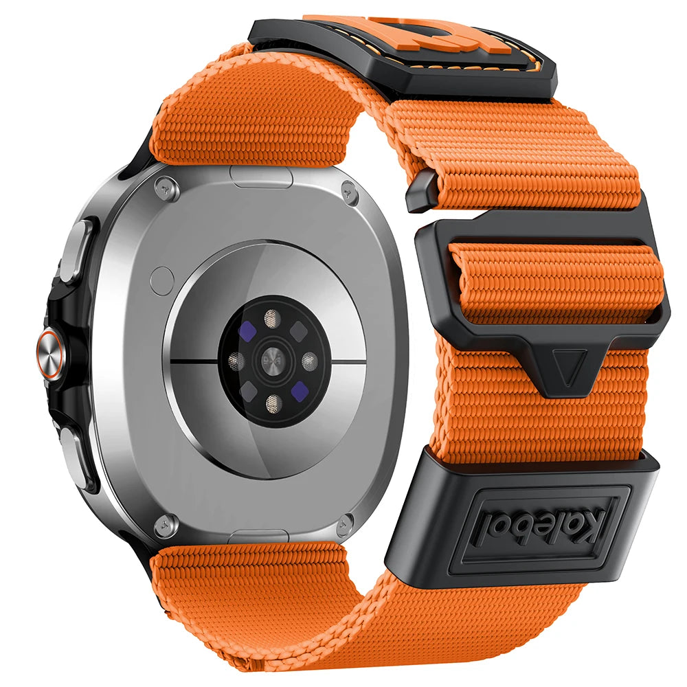 Nylon Sport Strap for Galaxy Watch 8 46mm/44mm/40mm Soft Loop Band