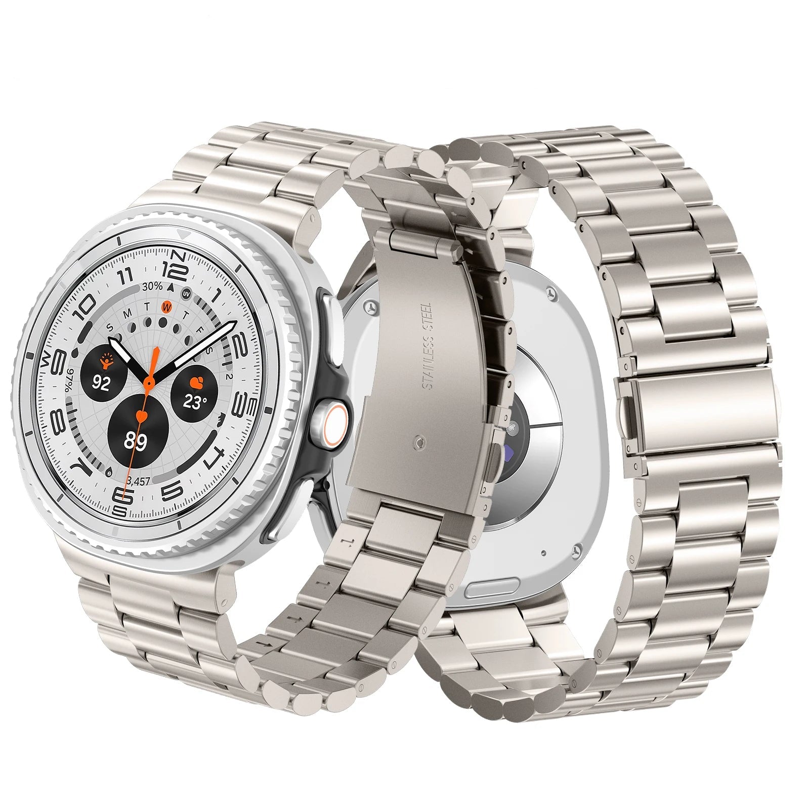 マテリアルハンドリング Stainless Steel Metal Band Galaxy Watch 9 & 8 (40/44/46mm