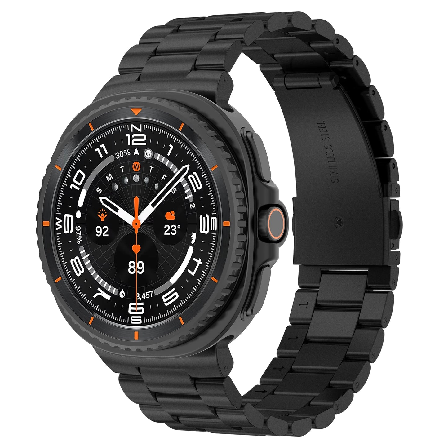 Stainless Steel Metal Band for Galaxy Watch 8 & Classic 46mm