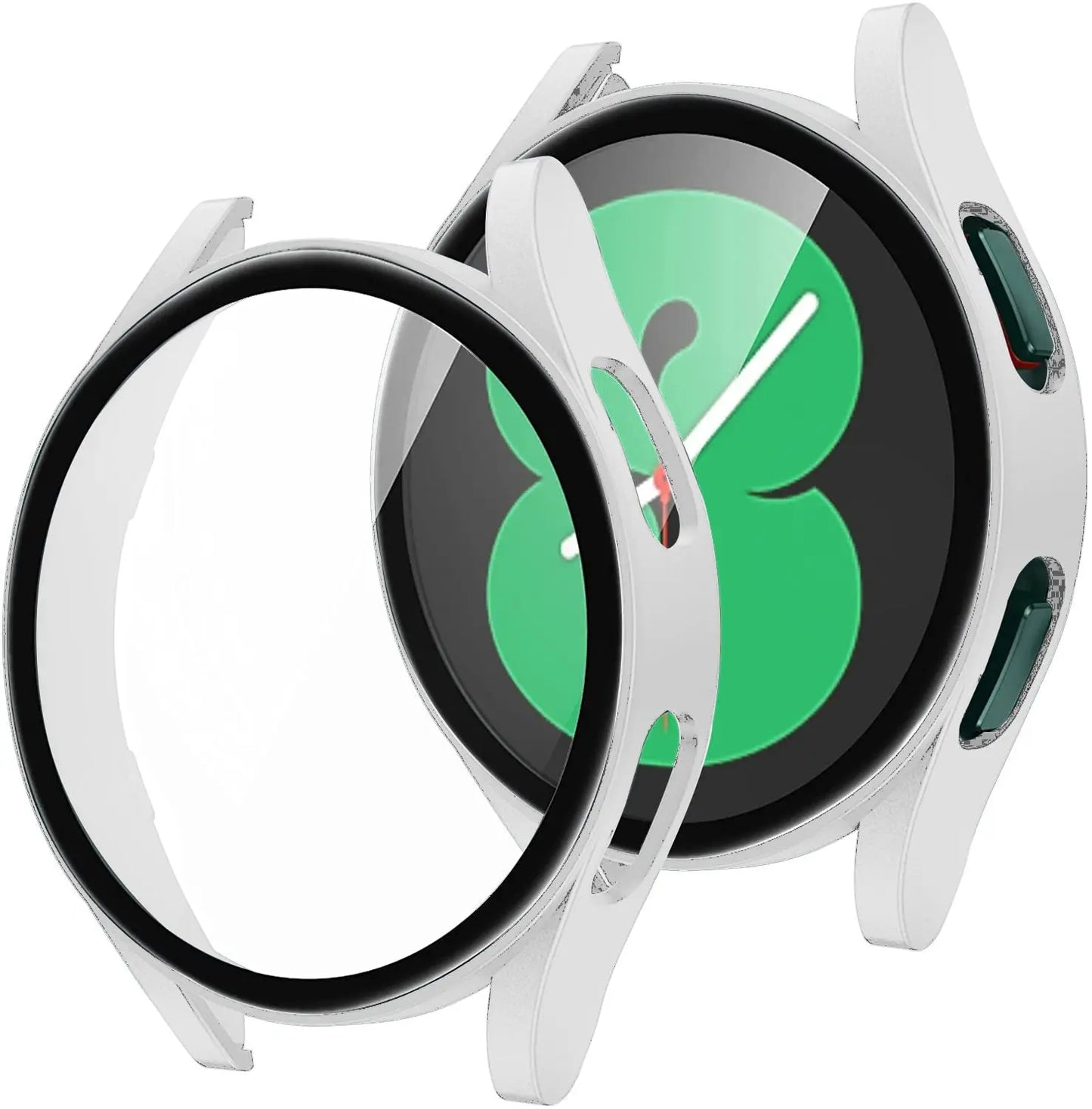 Samsung Galaxy Watch case and screen protector package for enhanced protection and style.