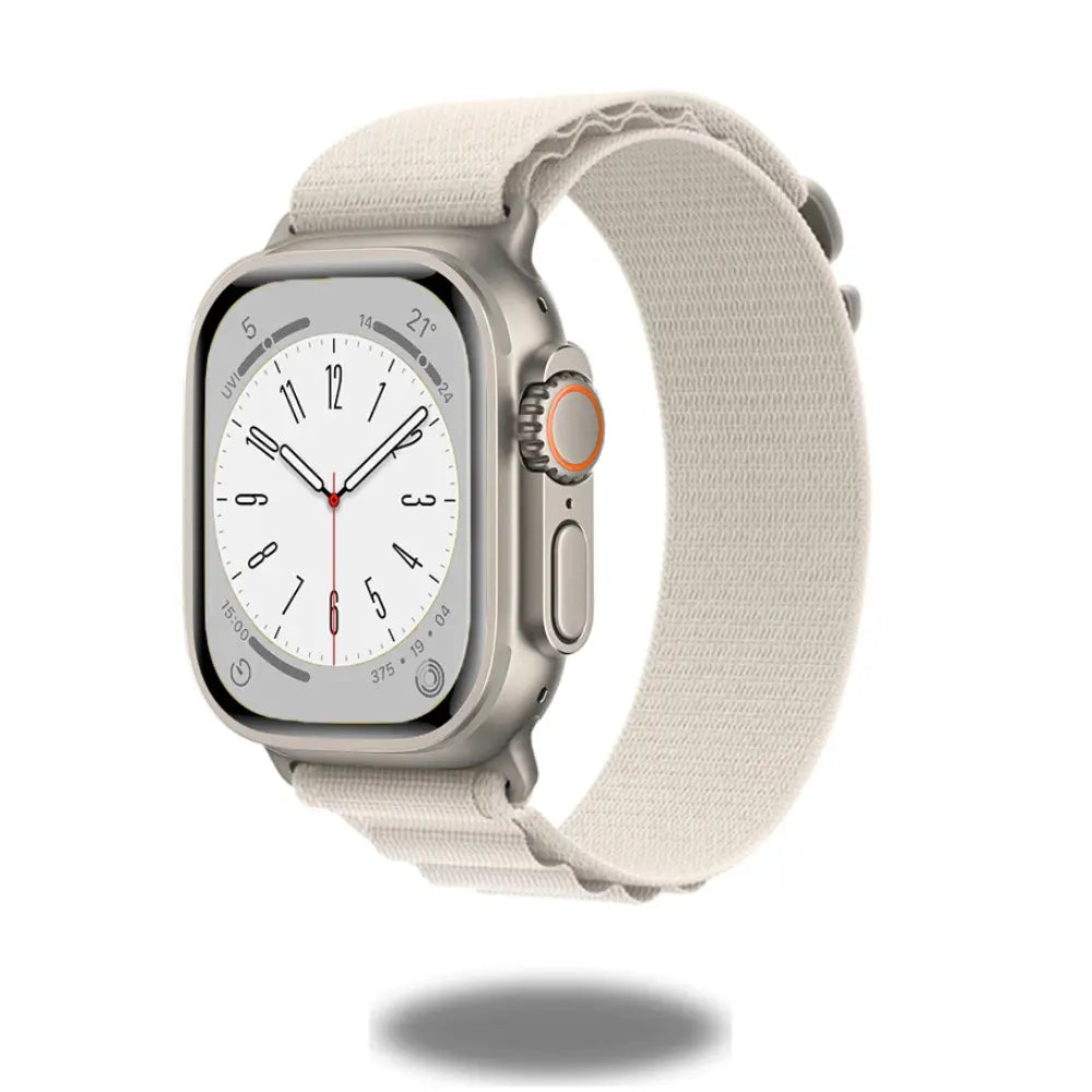 Alpo G Hook Band on smartwatch, ideal for athletes and fitness enthusiasts, durable Alpine Loop design with high-strength materials.