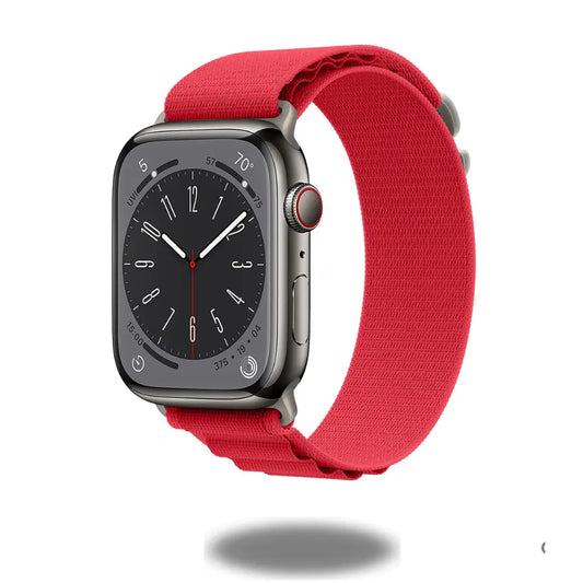 Alpo G Hook Band in red, perfect for athletes and fitness enthusiasts, designed for durability and style.