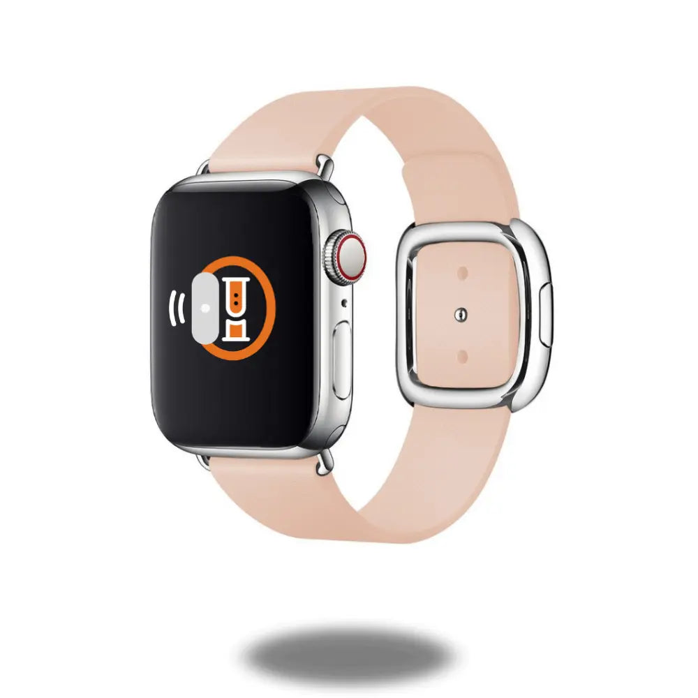Modern Buckle Bands for Apple Watch, featuring smooth leather, magnetic closure, and a sleek unibody design.