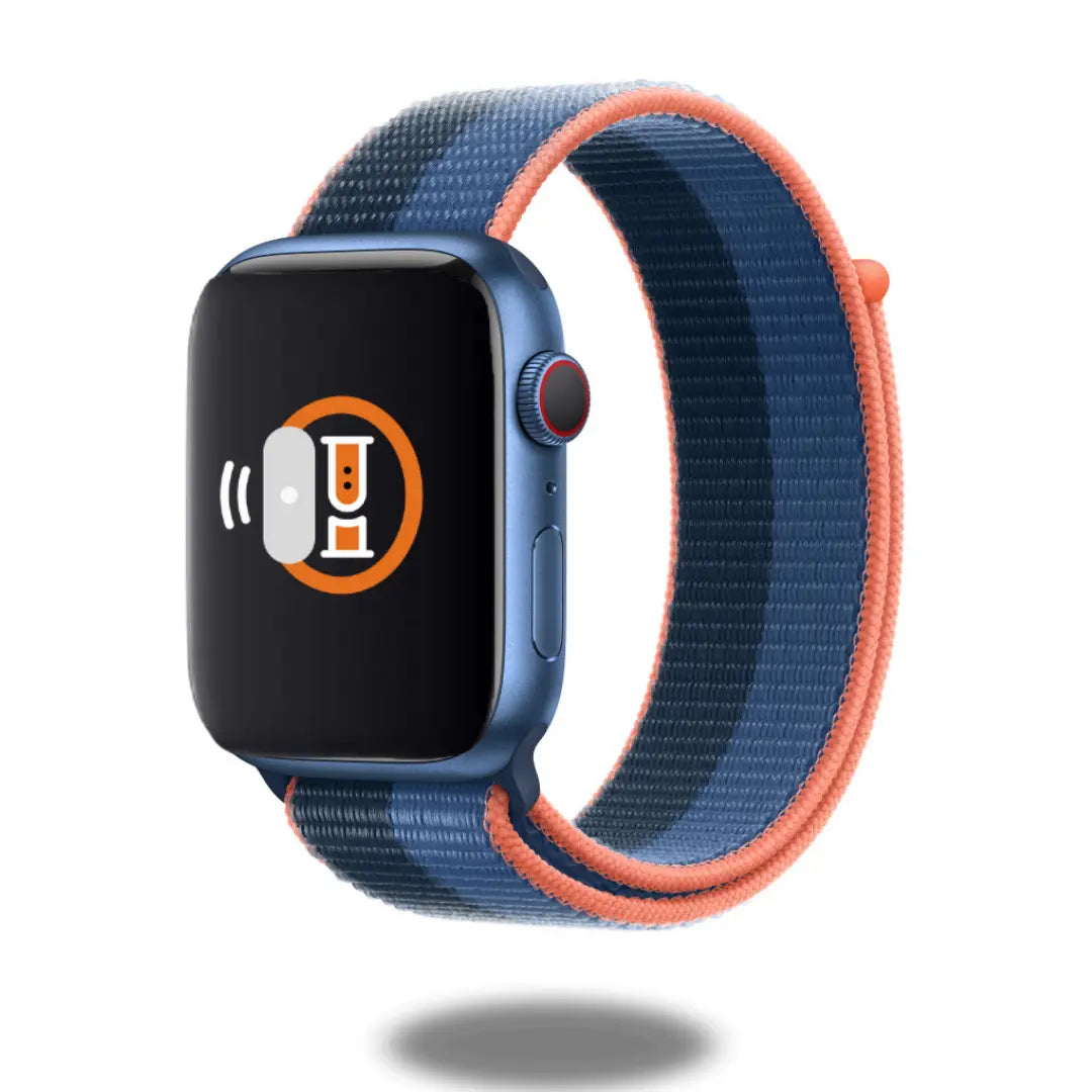 New Nylon Sports Loop band for Apple Watch, colorful woven design, fits 38mm/40mm/41mm and 42mm for Series 11.