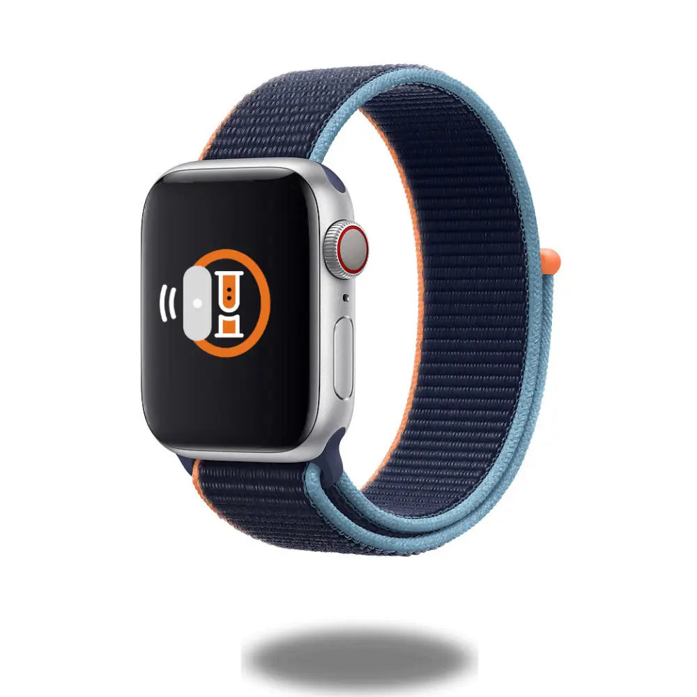Sport Loop Bands for Apple Watch 38mm/40mm/41mm, durable nylon material, comfortable fit, colorful design.