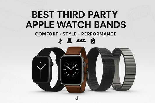 Best Third Party Apple Watch Bands – Top Picks for Comfort, Style & Performance featuring various styles and materials.