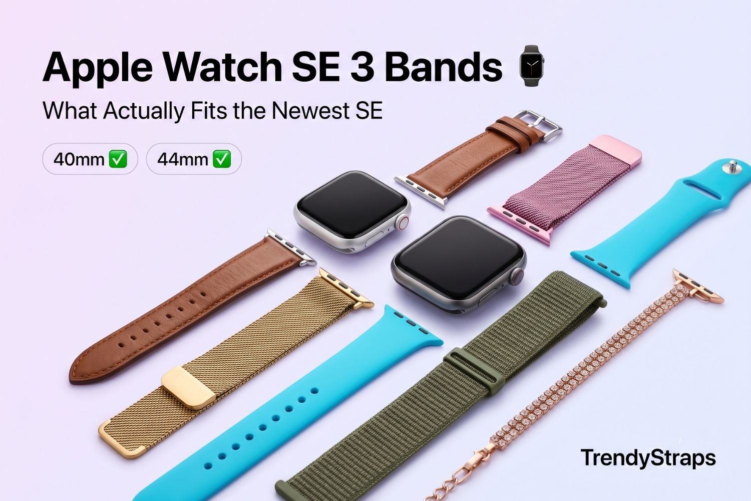 Apple Watch SE 3 Bands: What Fits + Best Picks 2026 – trendystraps.com