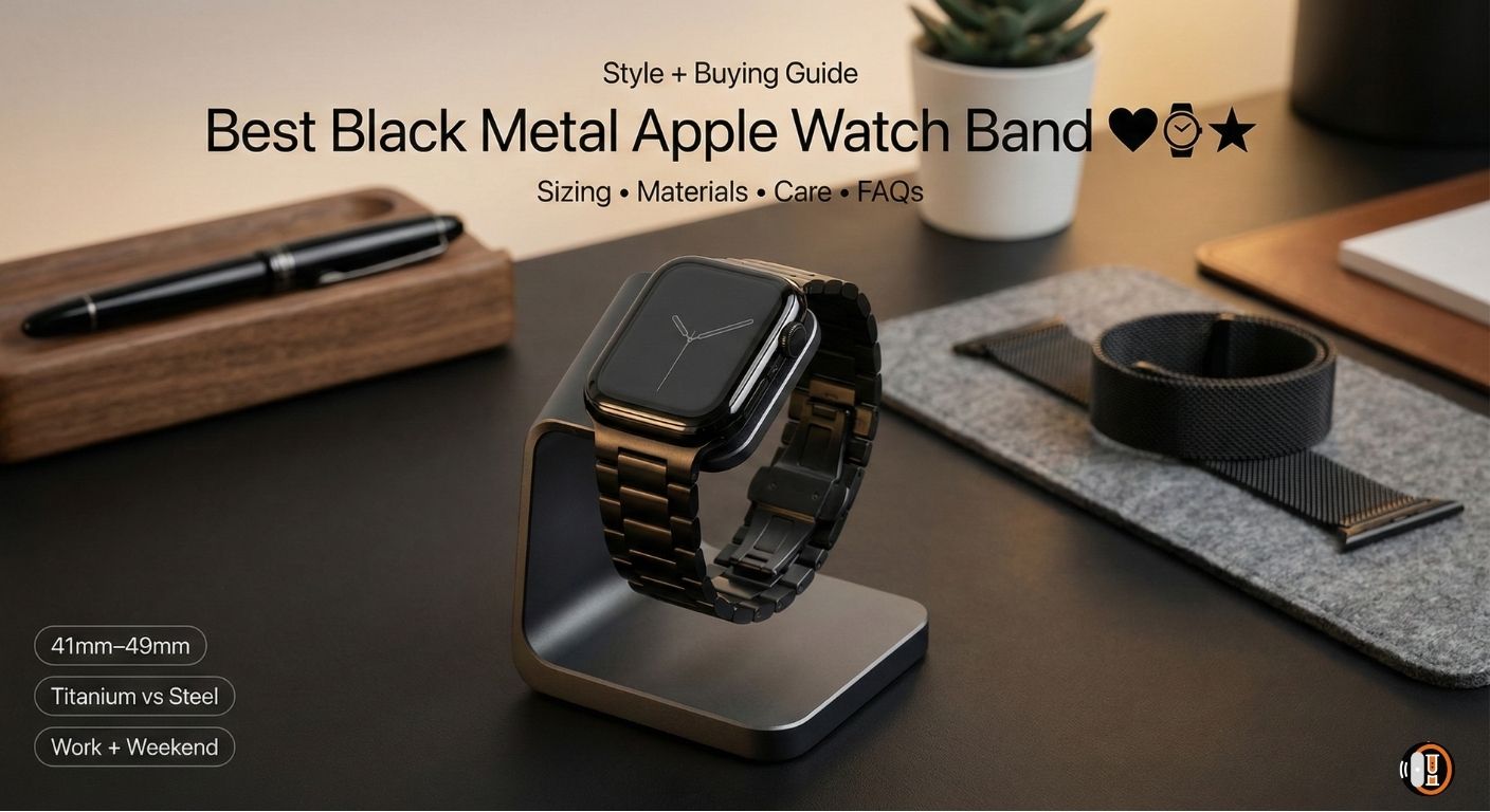 Best Black Metal Apple Watch Band — Trendystraps 2026 Guide