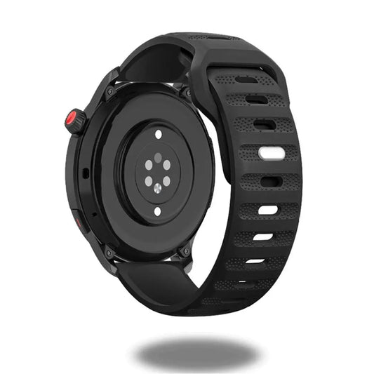 Rugged Silicon Bands for Samsung Galaxy Watch shown in a side view, highlighting durability and sporty design.