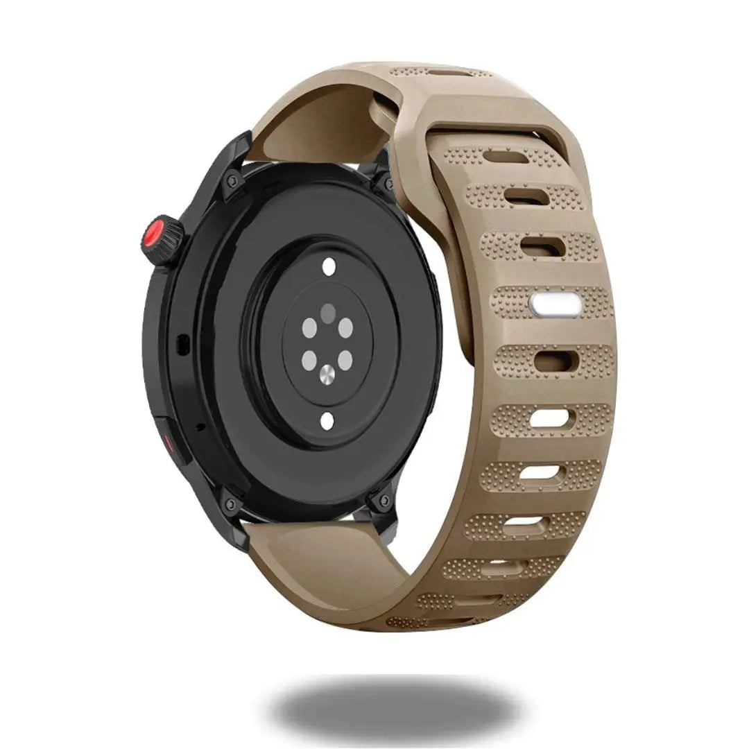 Rugged Silicon Bands for Huawei Watch showcasing a durable and stylish design for various Huawei models.