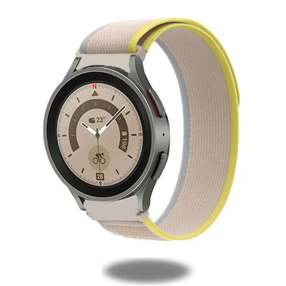 No Gaps Trail Loop for Samsung Galaxy Watch in stylish design, made from breathable nylon for active comfort.