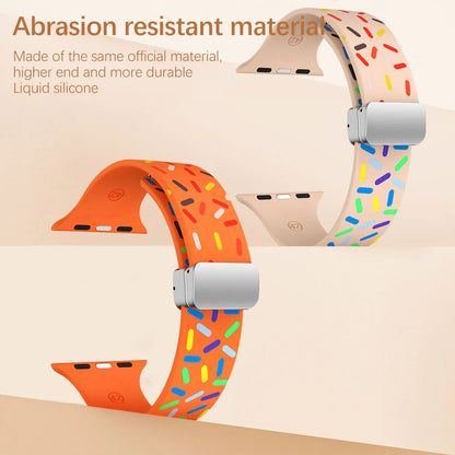 Rainbow Silicon Magnetic Clasp Bands