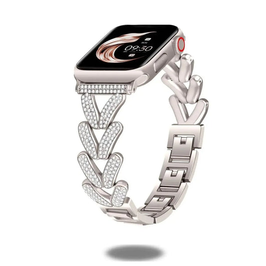 Dizza, The Jewelry Bracelets - premium rhinestone adorned Apple Watch band, stunning accessory for elegant style.