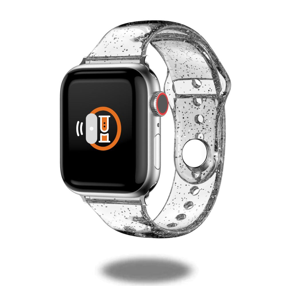 Correas de silicona relucientes para Apple Watch 