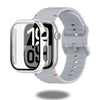 Silicon Sports Straps + Case with Glass For Apple Watch