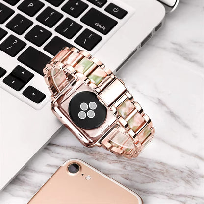 Luxury Metal Resin Strap