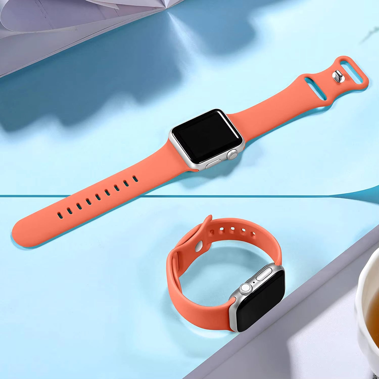 Silicone Classic Double Buckle Band