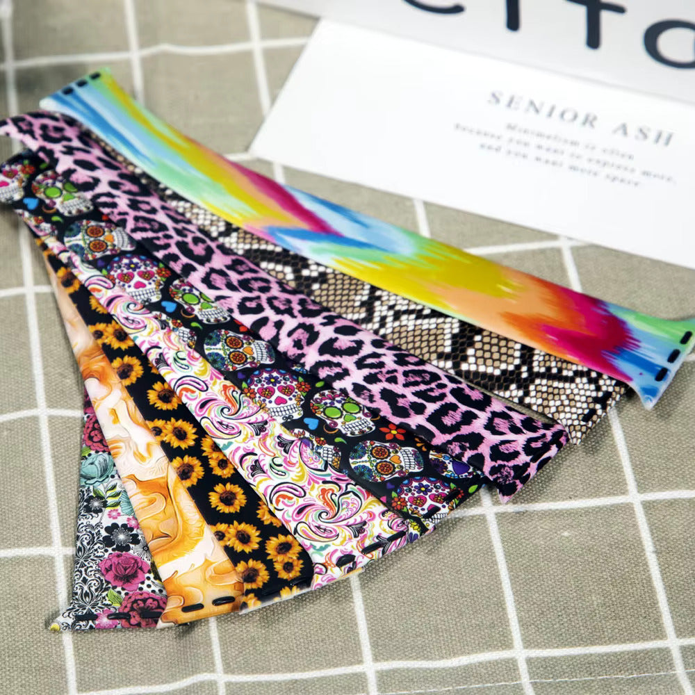 Boucle solo en silicone à motif 
