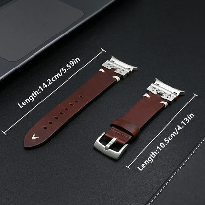 Delot, The Leather Band for Galaxy Watch Ultra