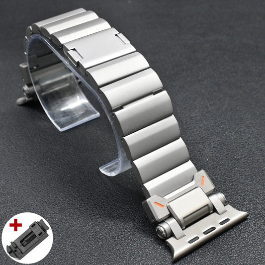 Magnetic Titanium Band for Apple Watch Ultra 3 & Series 9–5 showcasing luxury design and durable construction.