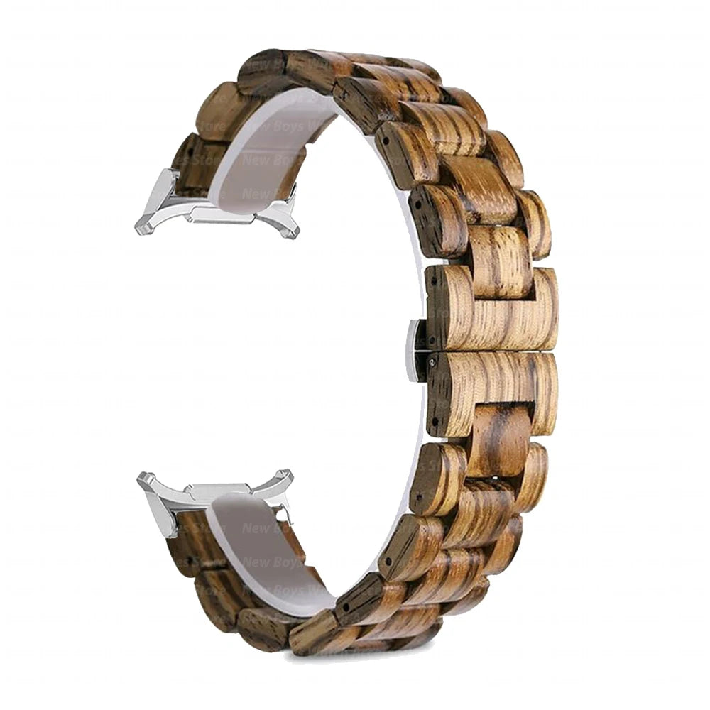 Wooden Band for Samsung Galaxy Watch 8 & Ultra 47mm with a natural design and no-gaps fit.