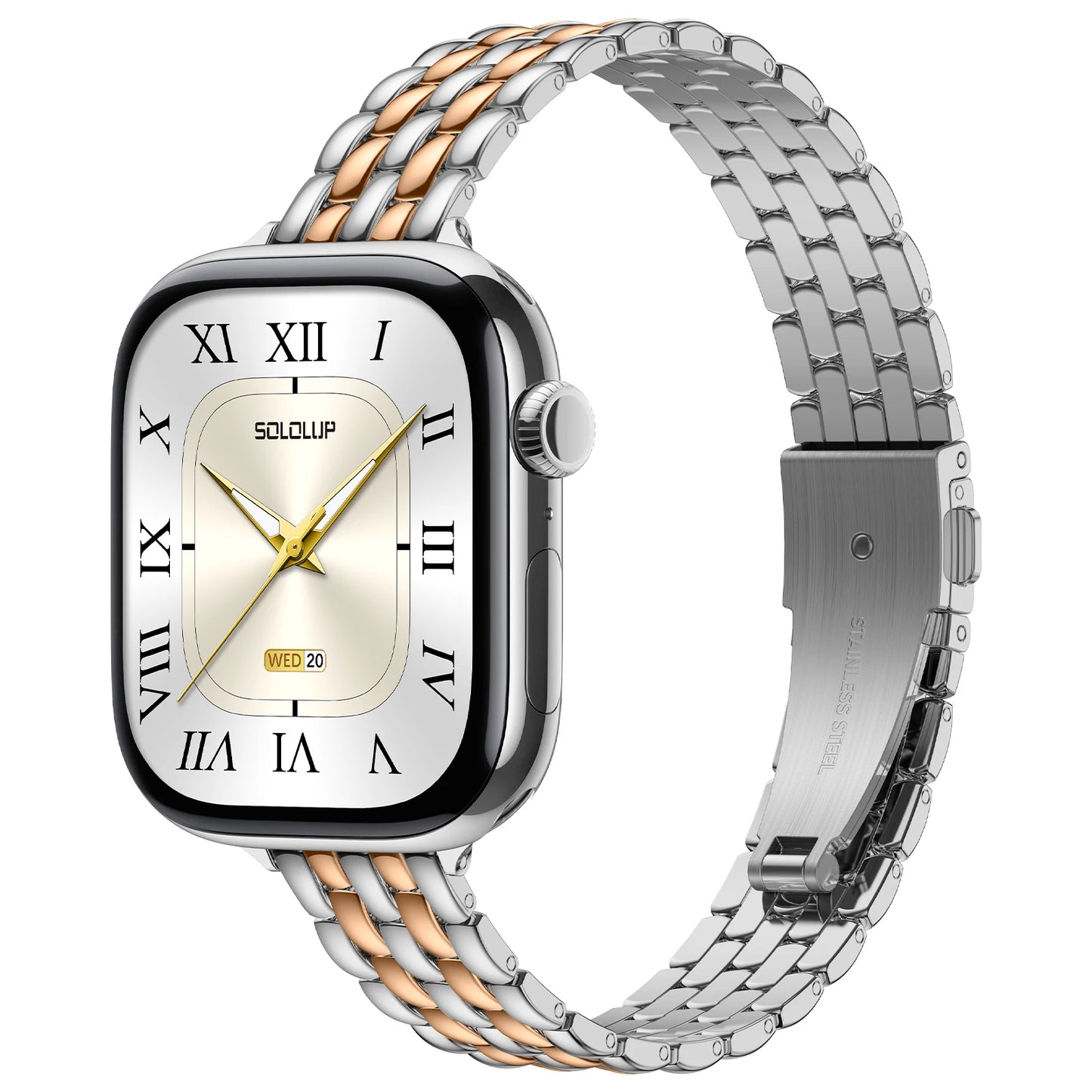 Cera Slim Stainless Steel Apple Watch Band for Women