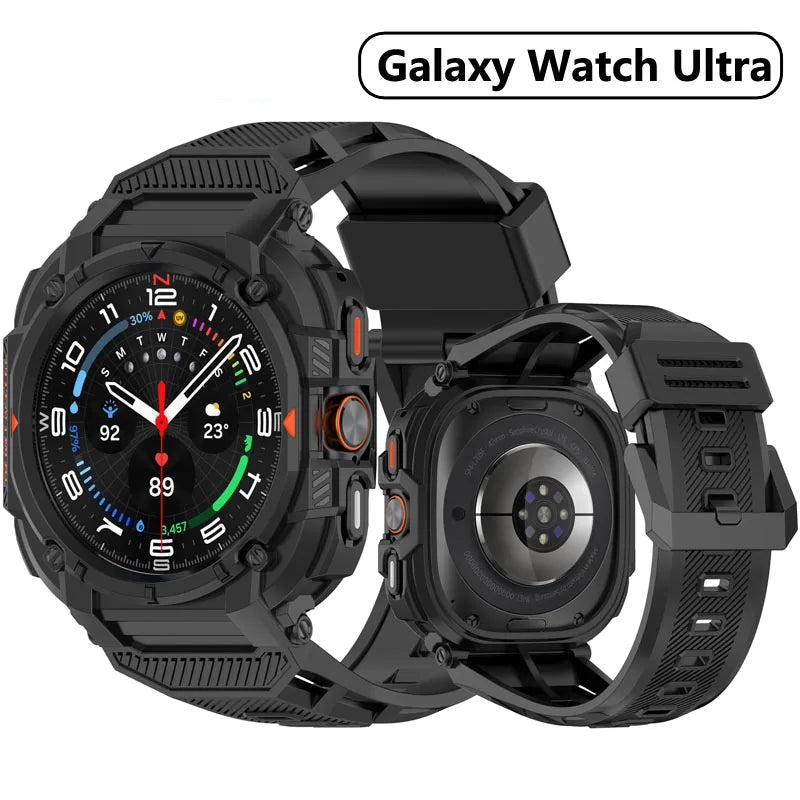 Black smartwatch with detailed display and case on a white background, featuring Tickdida branding.