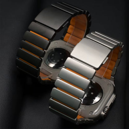 Apple Watch Ultra 3 Titanium Band | Magnetic Fluororubber Strap