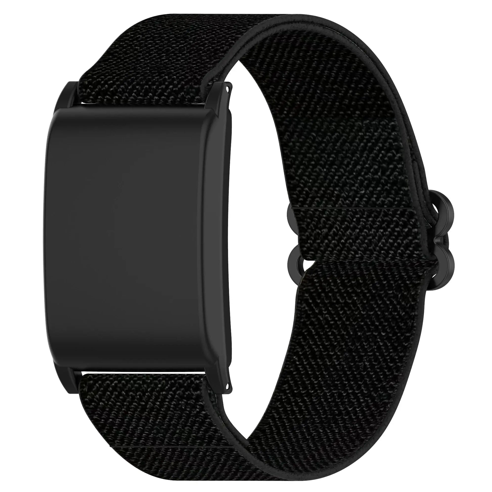 Stretchy Elastic Strap for Whoop 4.0 and 3.0 in black for all-day comfort and secure fit.