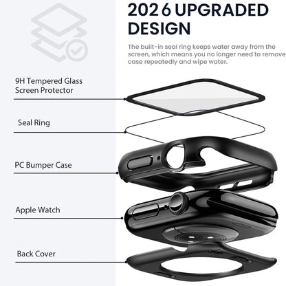 3-in-1 360° Protective Case for Apple Watch Series 11–7 & SE