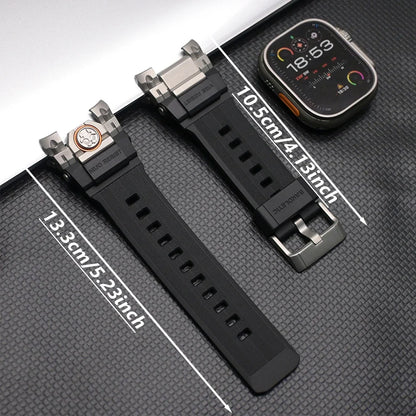 Apple Watch Ultra 3 Rubber Band for Men – Titanium Sport Strap