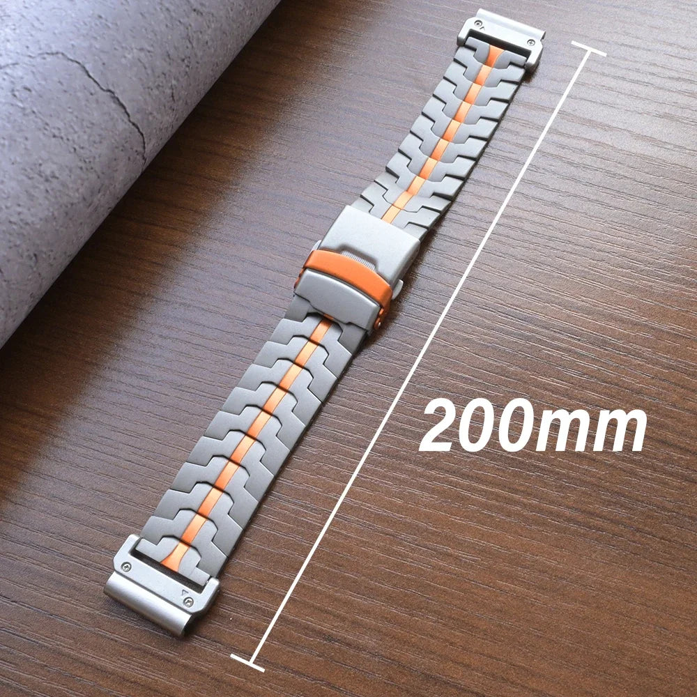 Luxury Metal Garmin Watch Band | QuickFit 22mm & 26mm